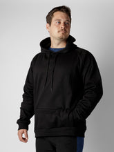 Load image into Gallery viewer, Black hoodie with zipper pockets