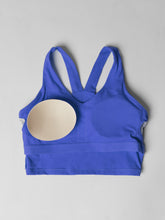 Load image into Gallery viewer, Camisole de sport avec coussinets amovibles Royal Blue
